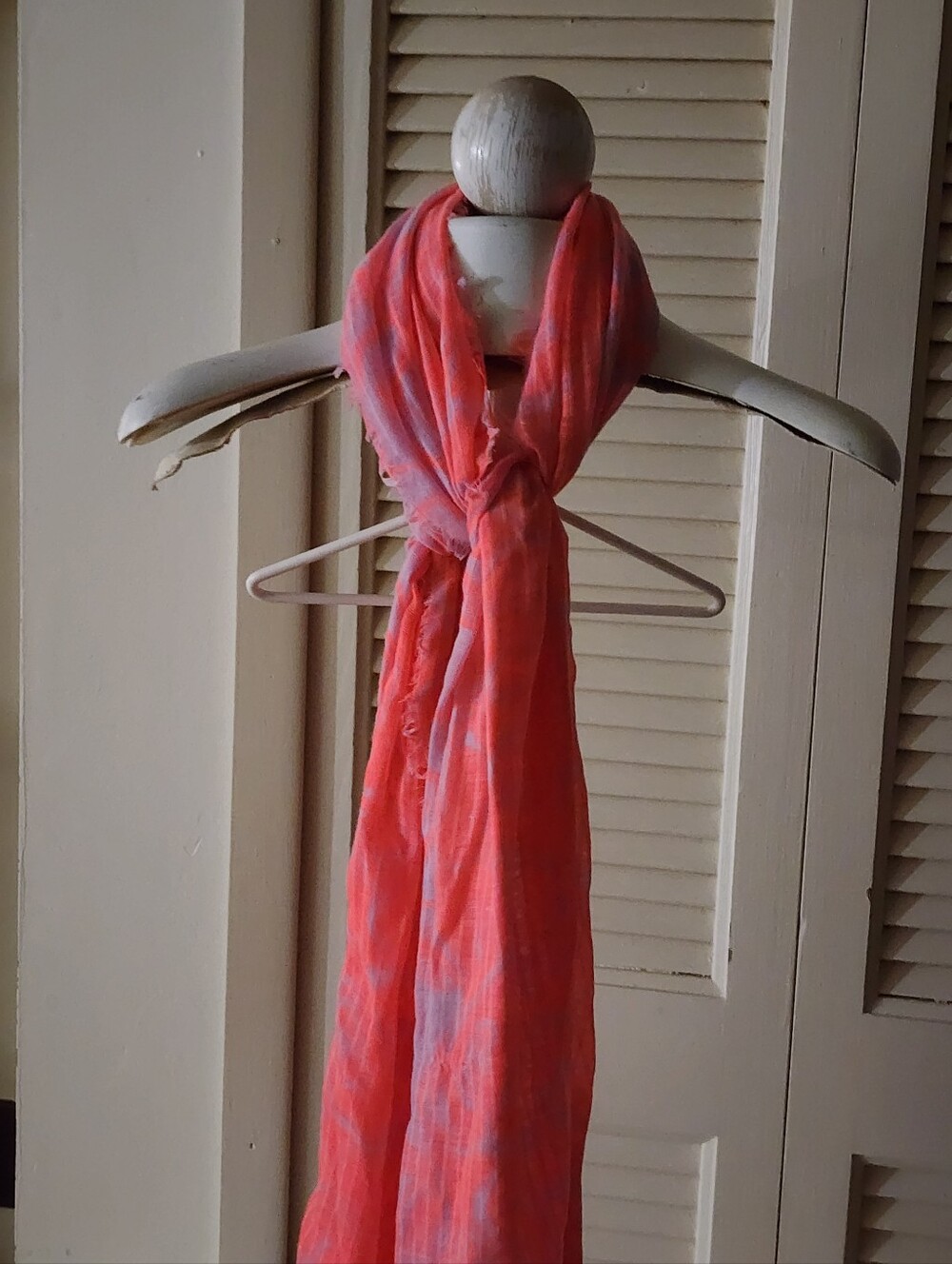 Apt. 9 Coral Pink Lightweight Women's Scarf